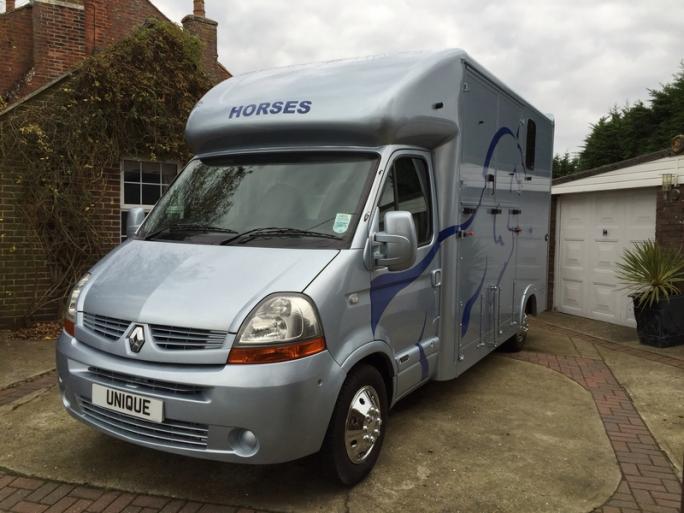 Unique Horseboxes new build 2010 Renault master 3.5 ton