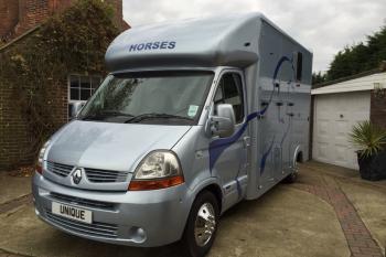 Unique Horseboxes new build 2010 Renault master 3.5 ton